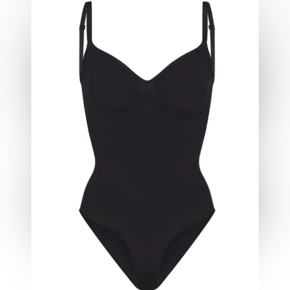 SKIMS Black Shapewear Bodysuit